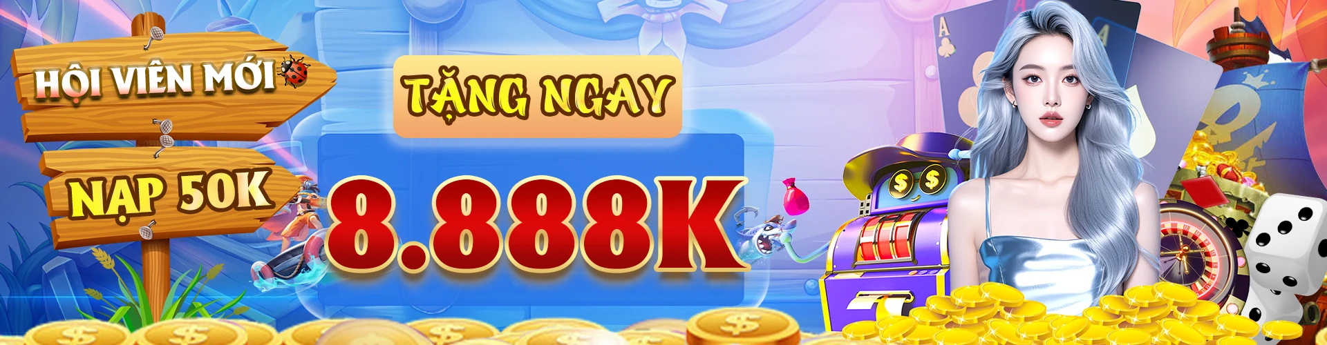 Thưởng nạp đầu tới 8.888k